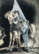 Louis Lcart Joan of Arc oil painting artist
